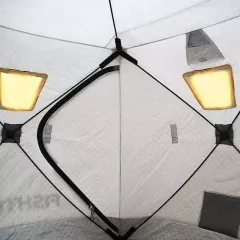 Внутри трехслойной палатки DreamHouse 2T