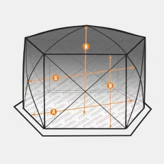 Размеры палатки