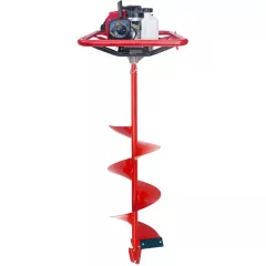 Мотобур (бензобур) Iron Mole E68 Tandem со шнеком для земли N1 300x1000 мм