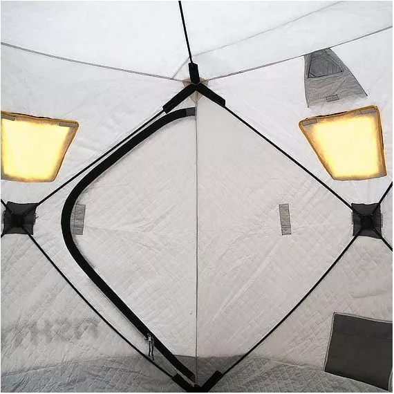 Внутри трехслойной палатки DreamHouse 2T