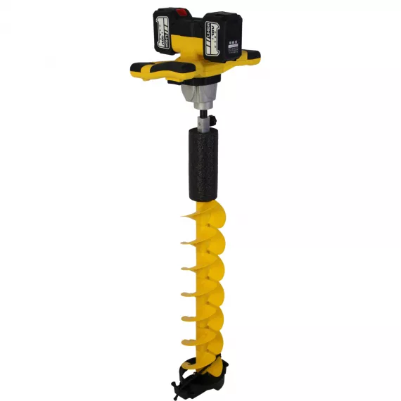 Аккумуляторный ледобур Akkudrill 18V для льда со шнеком Akkubit 150x950 мм